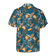 Tropical Modern Floral Hawaiian Shirt - Hyperfavor