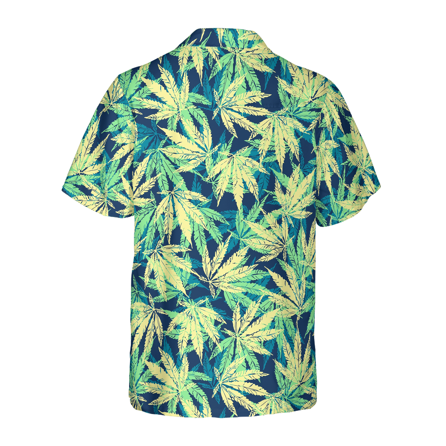 Tropical Marijuana Leaves Shirt For Men Hawaiian Shirt - Hyperfavor