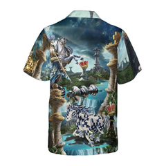 Chess is my life Hawaiian Shirt for Men, Blue Chess Shirt - Hyperfavor