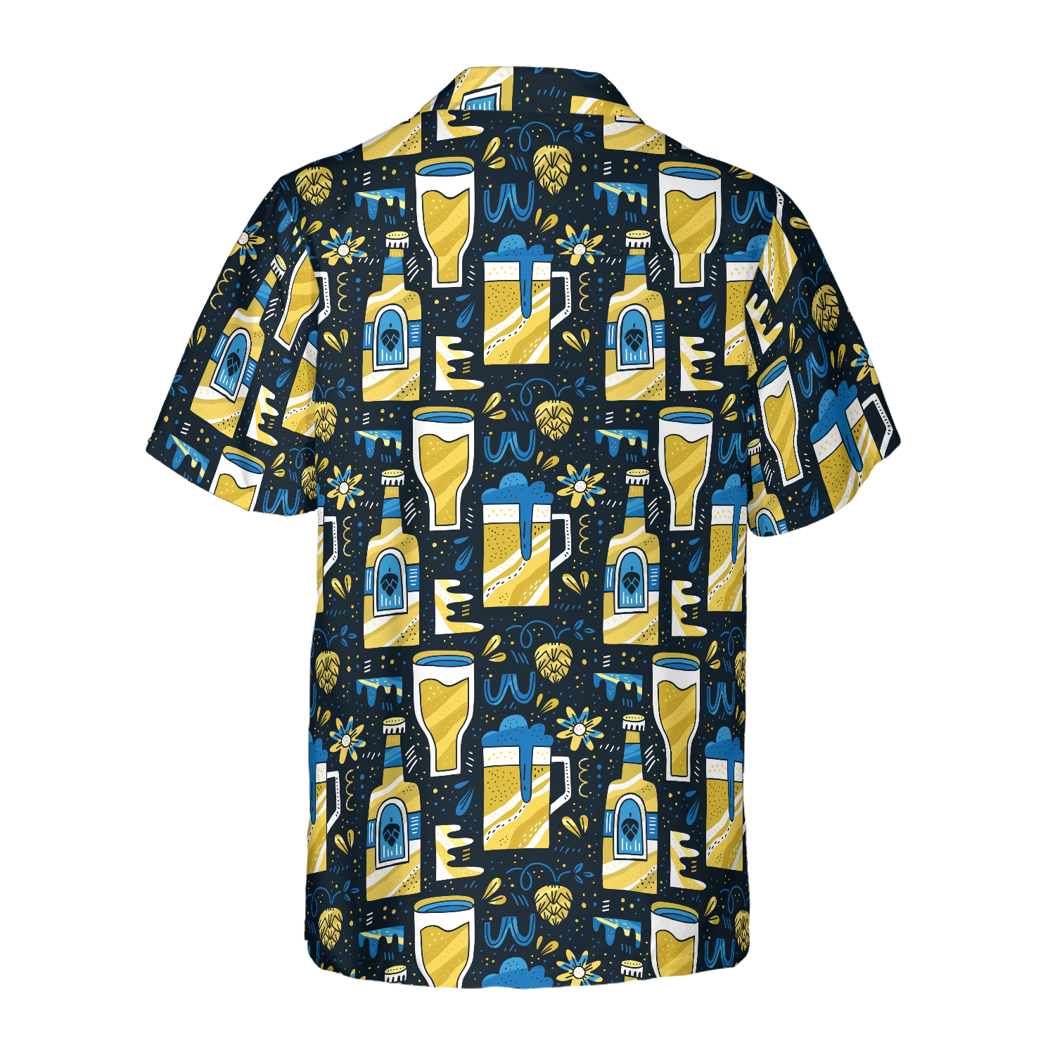 Beer Pattern Hawaiian Shirt - Hyperfavor