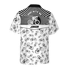 Cycling Ride With Me Custom Hawaiian Shirt - Hyperfavor