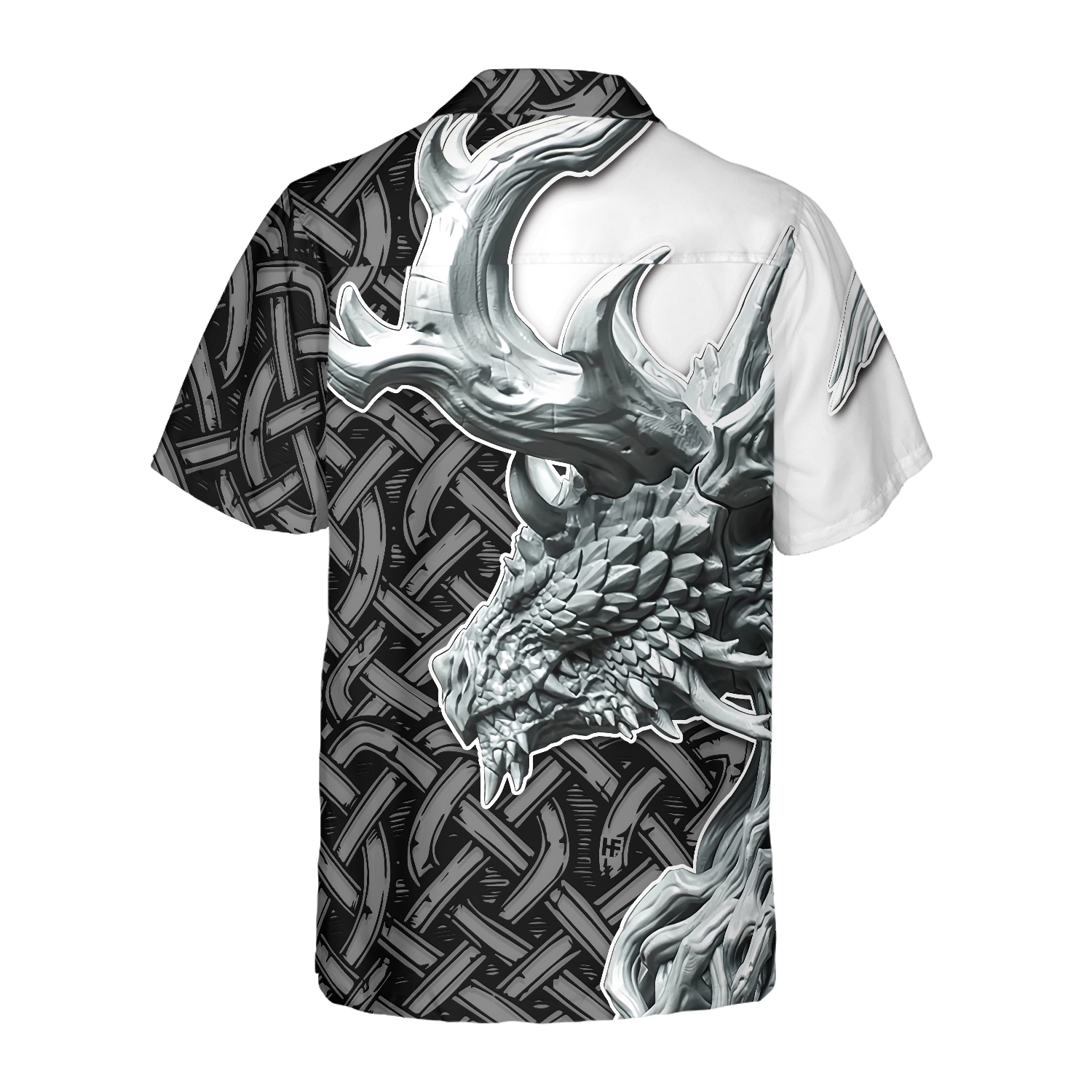 Dragon Celtic Art 3D Hawaiian Shirt - Hyperfavor