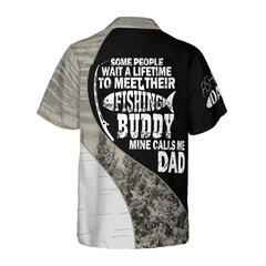 Dad My Fishing Buddy Hawaiian Shirt - Hyperfavor