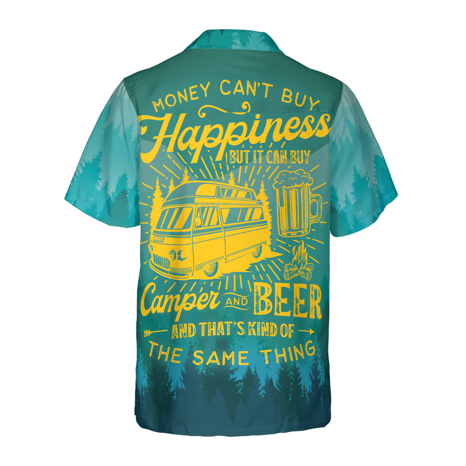 Money Can Buy Camper And Beer Hawaiian Shirt - Hyperfavor