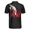 Red Sea Octopus Golf Polo Shirt, Eye Golf Ball, Artistic Golf Shirt For Men, Gift For Golfers - Hyperfavor