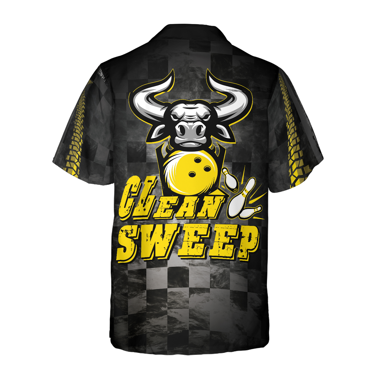 Clean Sweep Bowling Bull Hawaiian Shirt - Hyperfavor