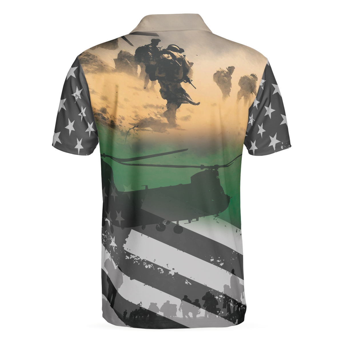 Veteran Proudly Served The US Army Veteran Polo Shirt, Proud US Army Veteran Shirt For Men, Veteran Gift - Hyperfavor