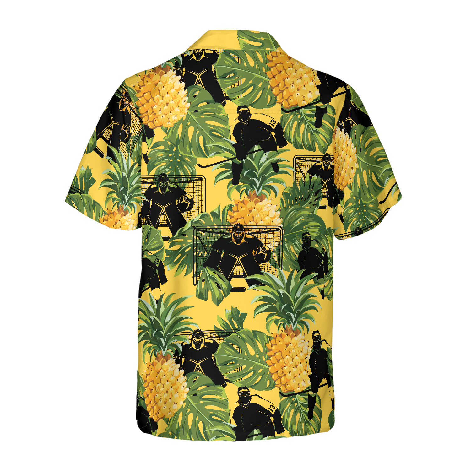 Ice Hockey Tropical Hawaiian Shirt - Hyperfavor