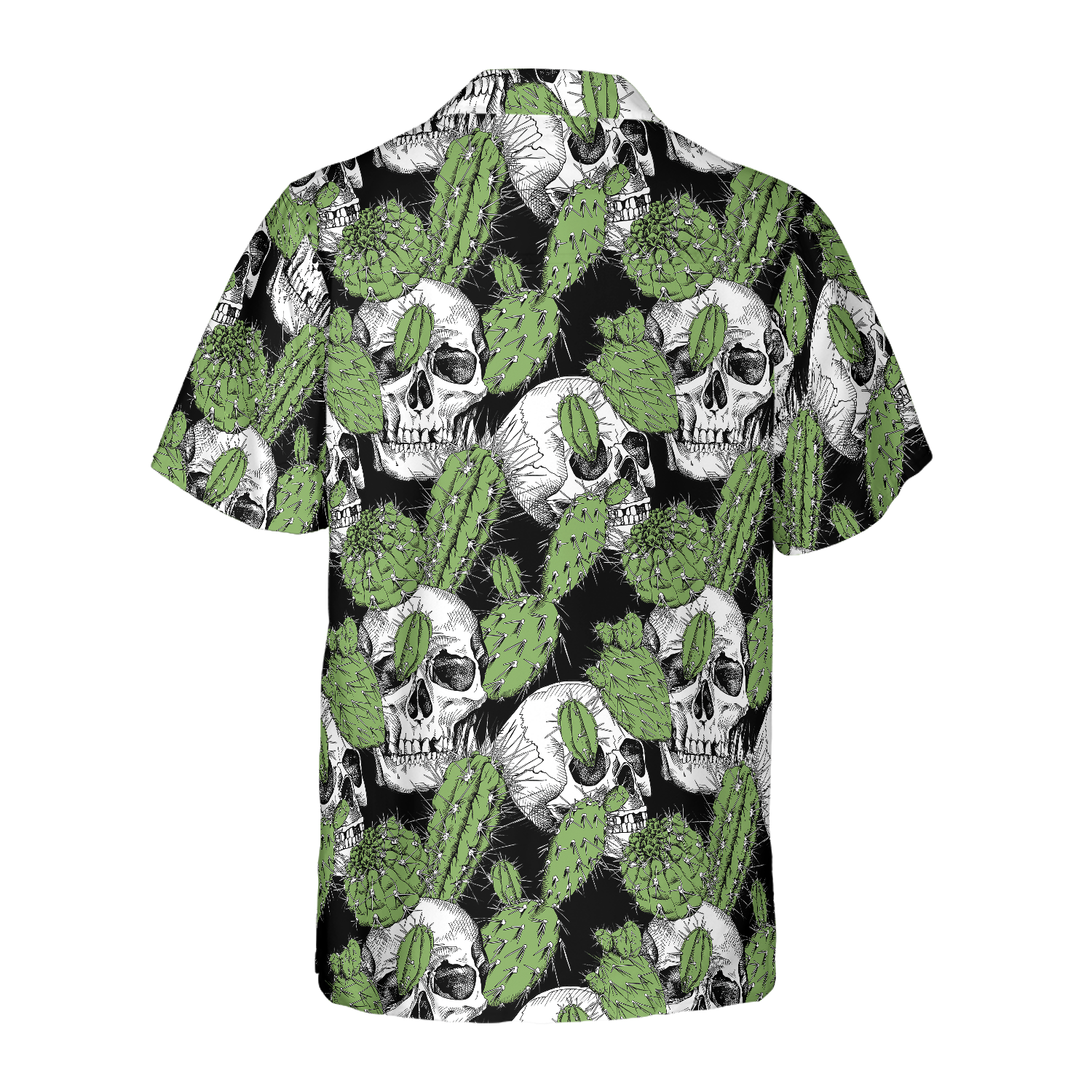 Cactus Skull Shirt For Men Hawaiian Shirt - Hyperfavor