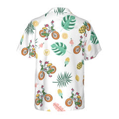 Cartoon Cycling Hawaiian Shirt - Hyperfavor