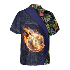 Bitcoin Block Chain V1 Hawaiian Shirt - Hyperfavor