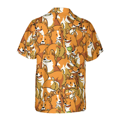 The Corgi Friends Hawaiian Shirt - Hyperfavor