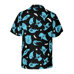 Ghosts Halloween Hawaiian Shirt - Hyperfavor