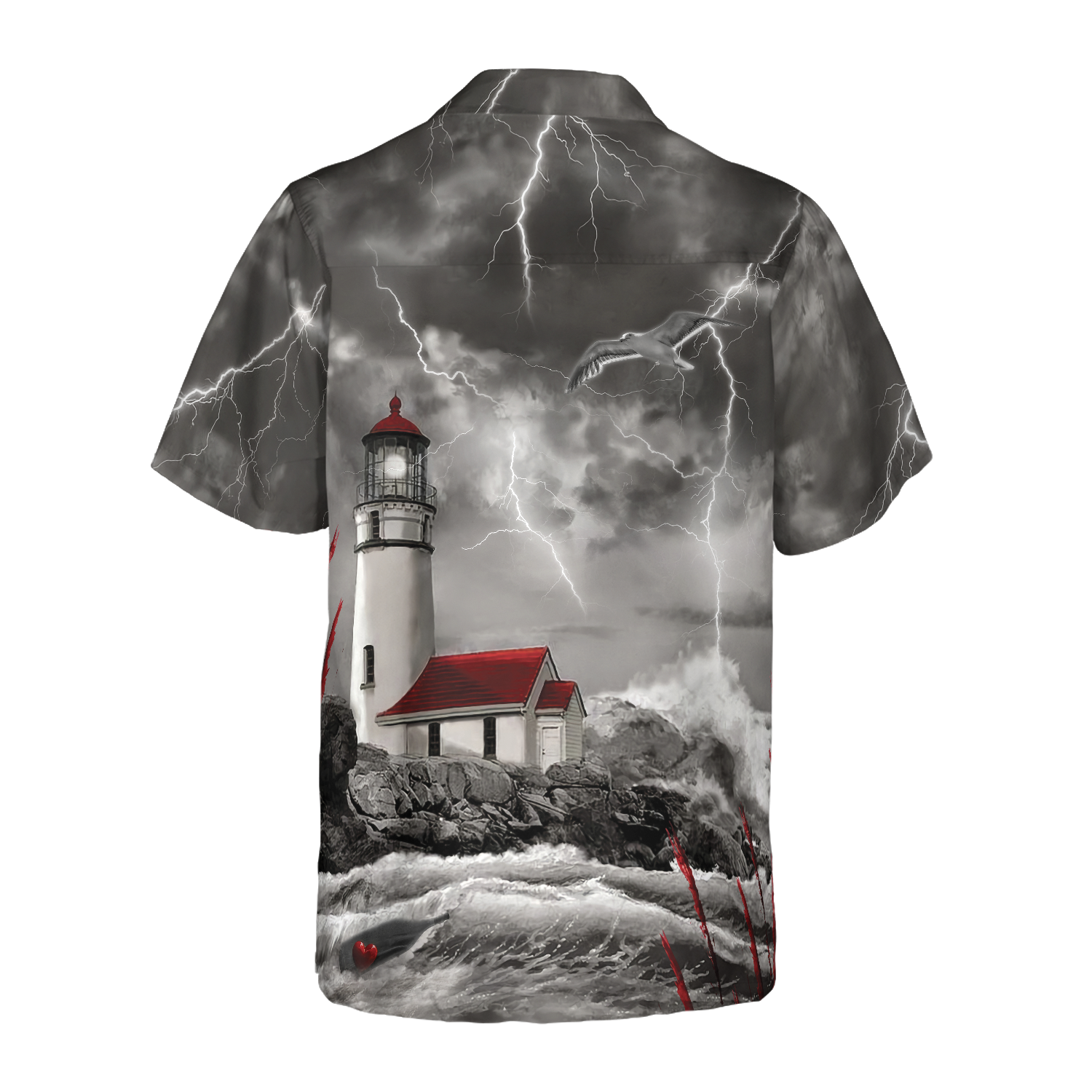 Lighthouse holder Custom Hawaiian Shirt - Hyperfavor