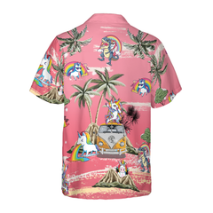 Baby Unicorn Summer Time V2 Unicorn Hawaiian Shirt, Stylish Unicorn Shirts for Men And Women - Hyperfavor