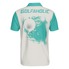 Life Is Full Of Important Choices Golf Polo Shirt, Cyan Argyle Pattern Polo Shirt, Best Golf Shirt For Men - Hyperfavor