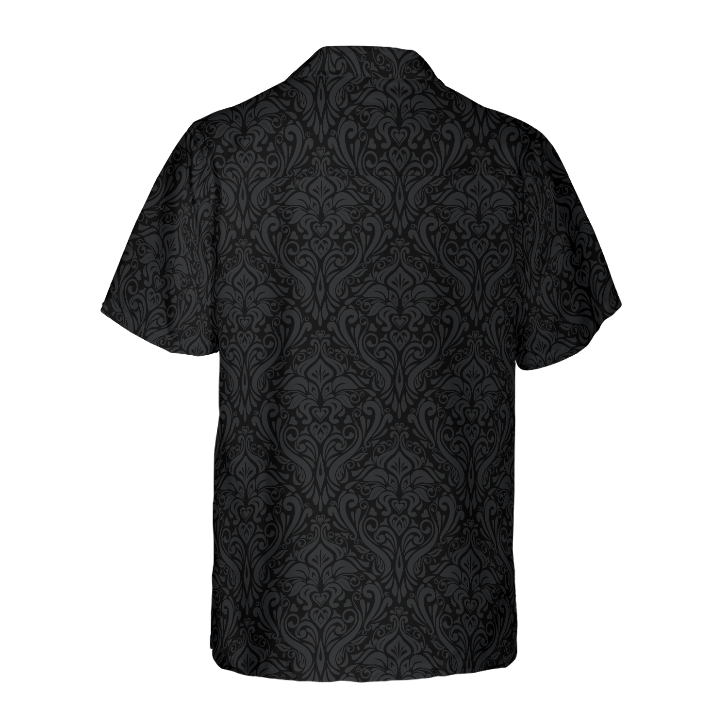 Premium Floral Royal Style Goth Hawaiian Shirt - Hyperfavor