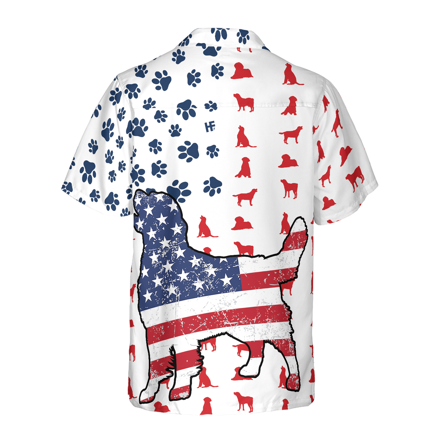 Labrador American Flag Hawaiian Shirt - Hyperfavor