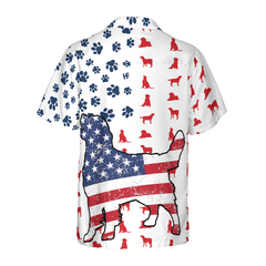 Labrador American Flag Hawaiian Shirt - Hyperfavor