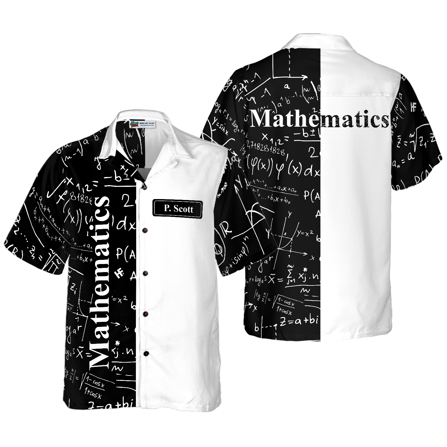 Mathematics Custom Hawaiian Shirt - Hyperfavor