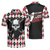 Just Gonna Stand There And Watch Me Golf Polo Shirt, Argyle Pattern Skull Golf Shirt For Men - Hyperfavor