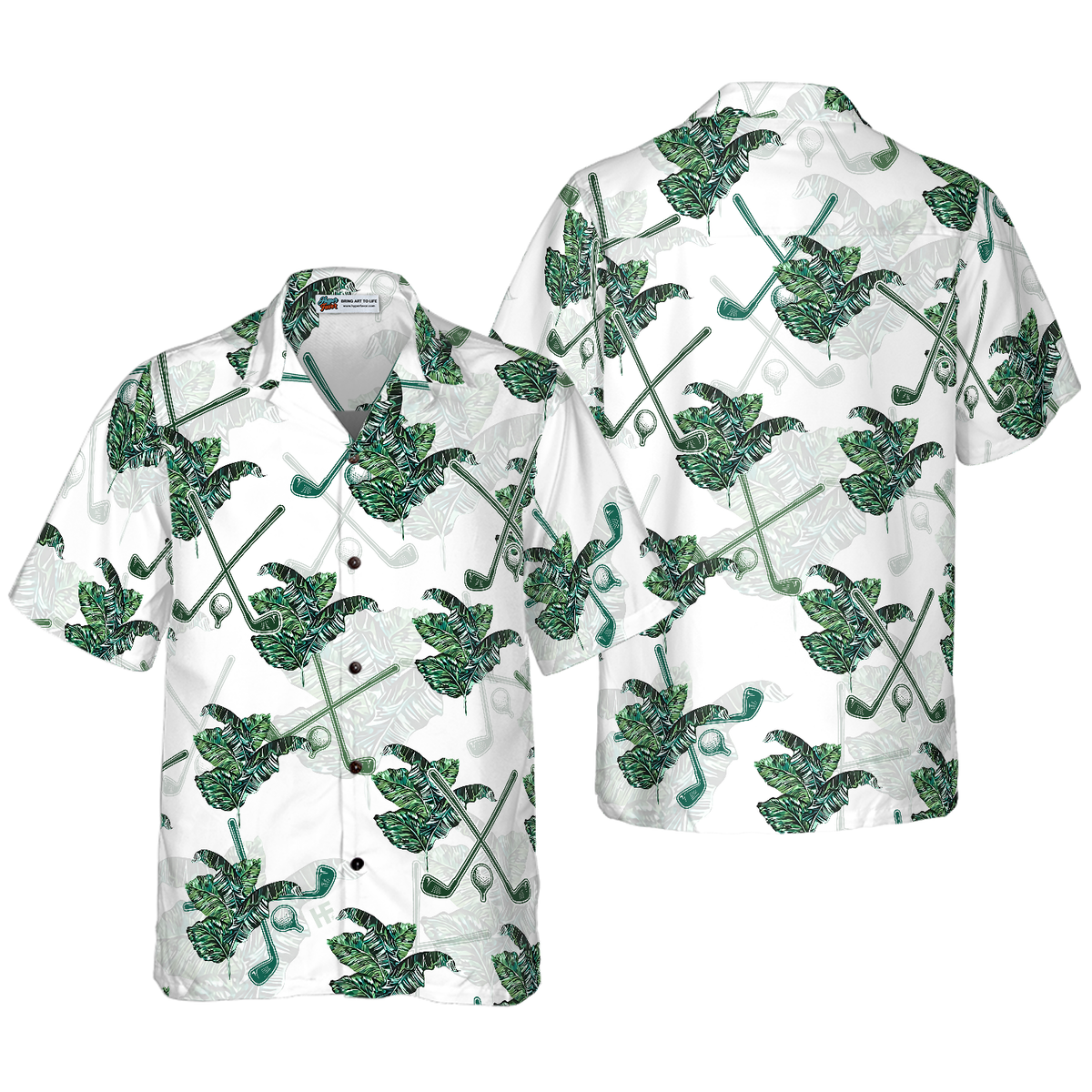 Tropical Golf 2 Hawaiian Shirt - Hyperfavor