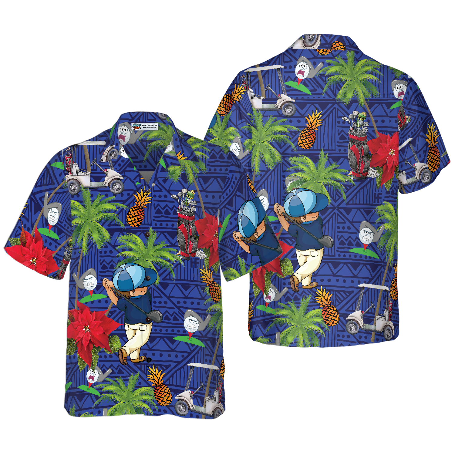 Golf Lovers Hawaiian Shirt - Hyperfavor