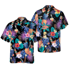 Barber Tools & The Tropical Leaves Hawaiian Shirt - Hyperfavor