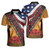 Lest We Forget Veteran Polo Shirt, Cool American Flag Veteran Shirt, Meaningful Gift Idea For Veterans - Hyperfavor