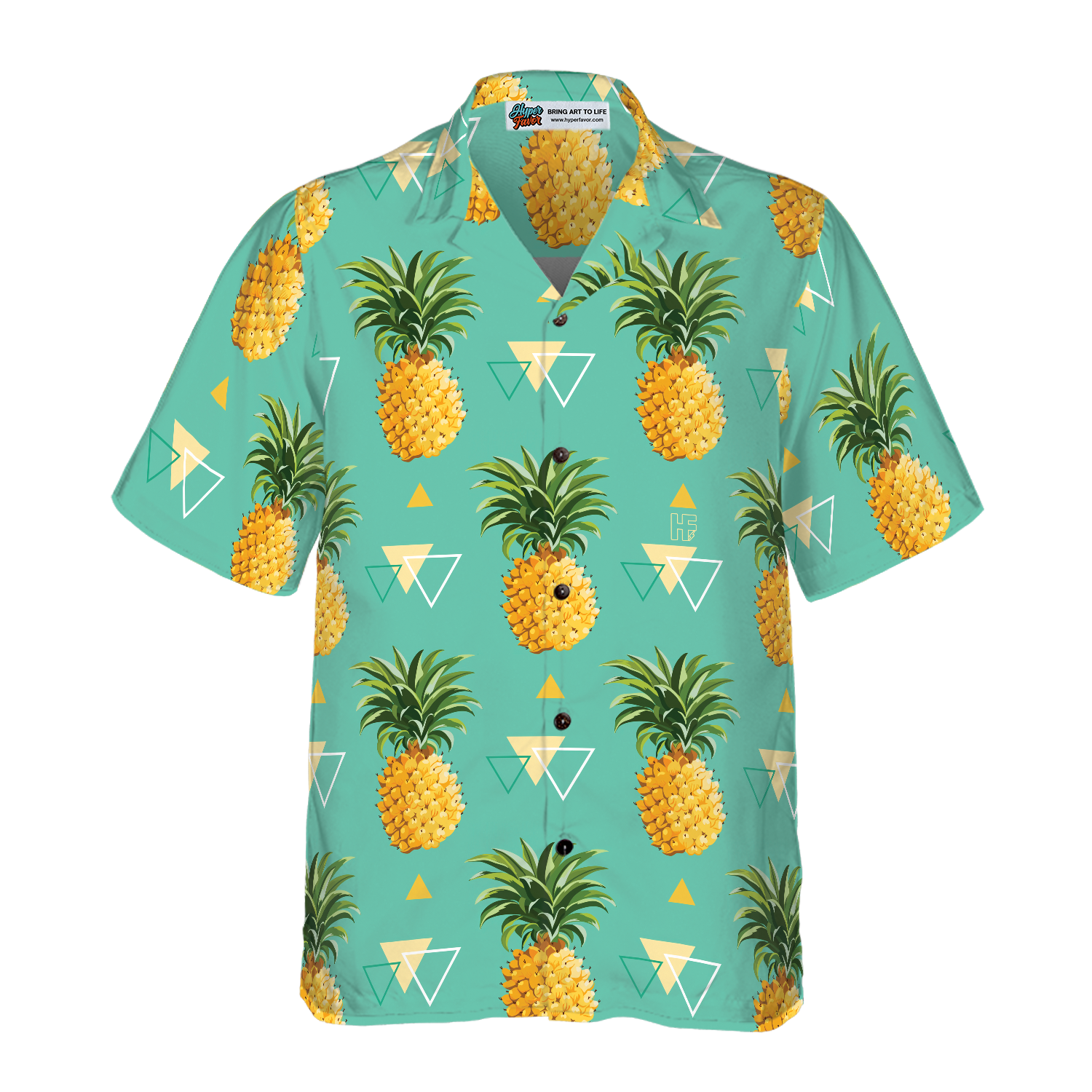 Pineapple Pattern V7 Hawaiian Shirt - Hyperfavor