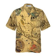 Skeleton Surfing Hawaiian Shirt - Hyperfavor