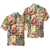 Hyperfavor Christmas Hawaiian Shirts For Men and Women, Santa Elf Gift Hawaiian Shirt Button Down Shirt Short Sleeve - Hyperfavor