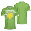 Don't Make Me Come To The Net Tennis Golf Polo Shirt, Short Sleeve Green Tennis Shirt For Men - Hyperfavor