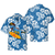 T-Rex Catch The Waves Dinosaur Hawaiian Shirt - Hyperfavor
