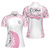 Real Grandmas Play Golf Short Sleeve Women Polo Shirt, White And Pink Golf Shirt For Ladies, Funny Female Golf Gift - Hyperfavor