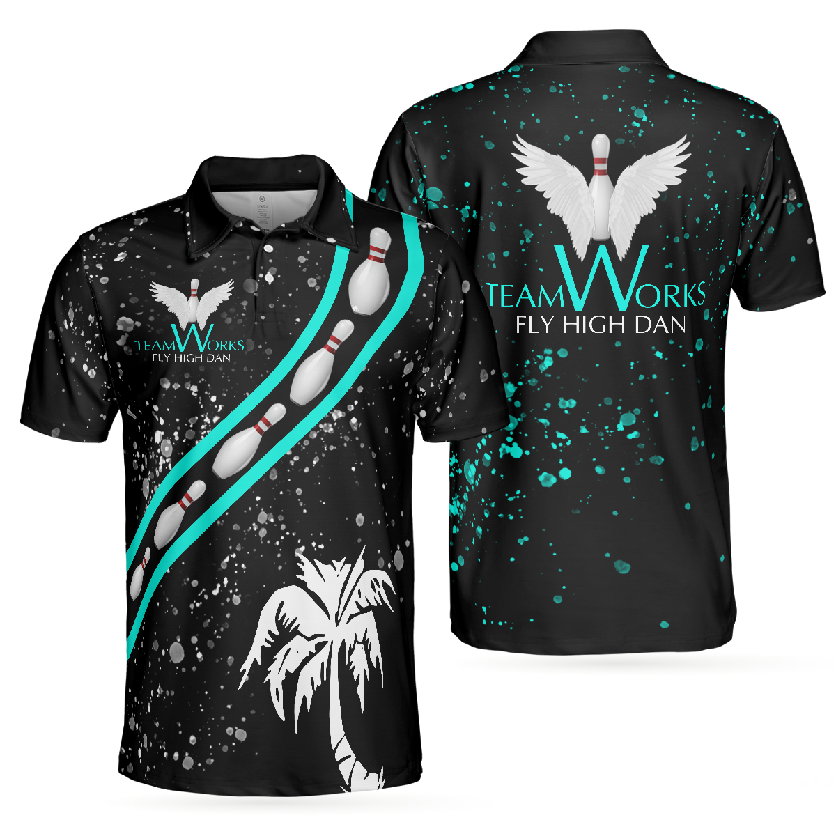 TeamWorks Bowling Team Polo Shirt - Hyperfavor