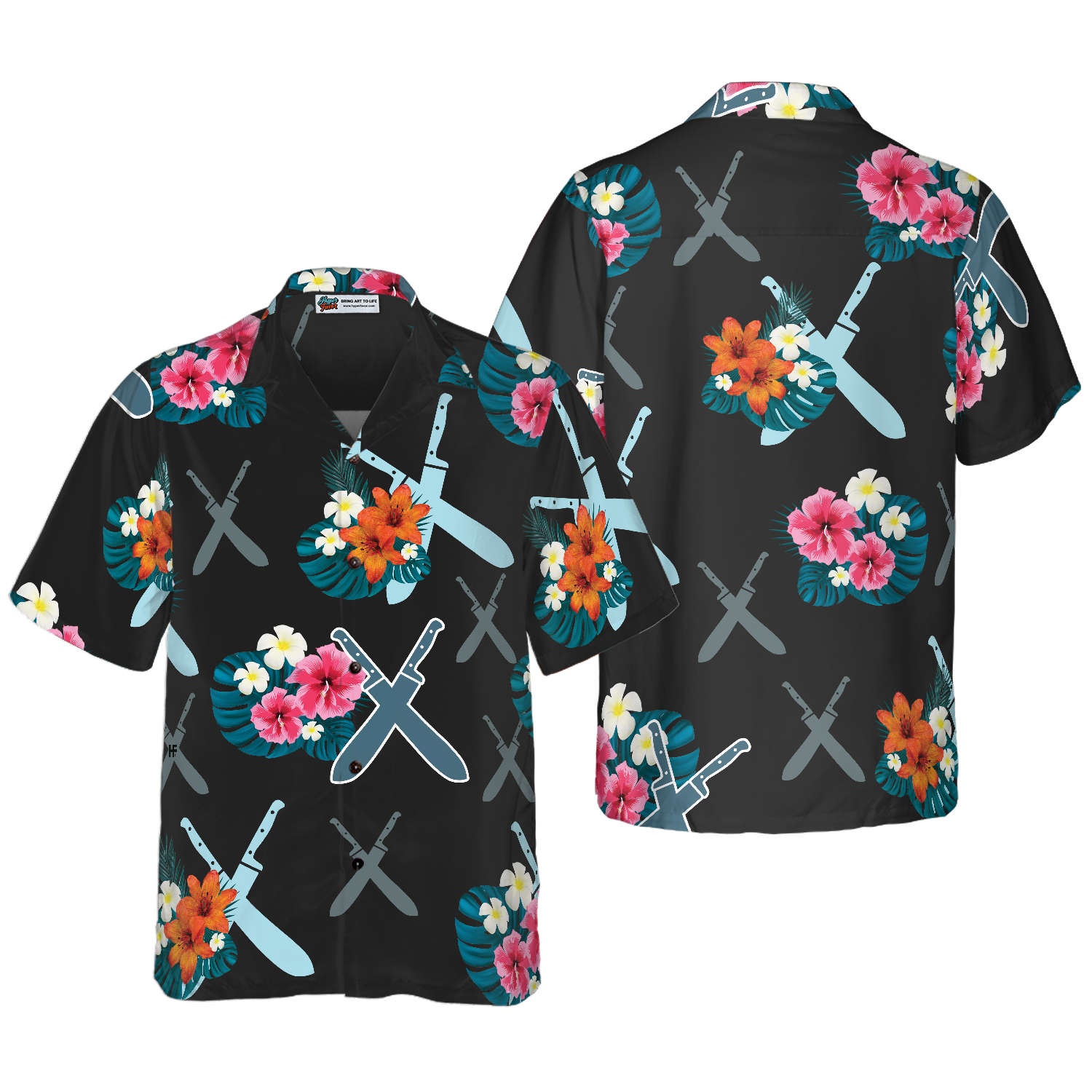 Chef Knives Tropical Hawaiian Shirt - Hyperfavor