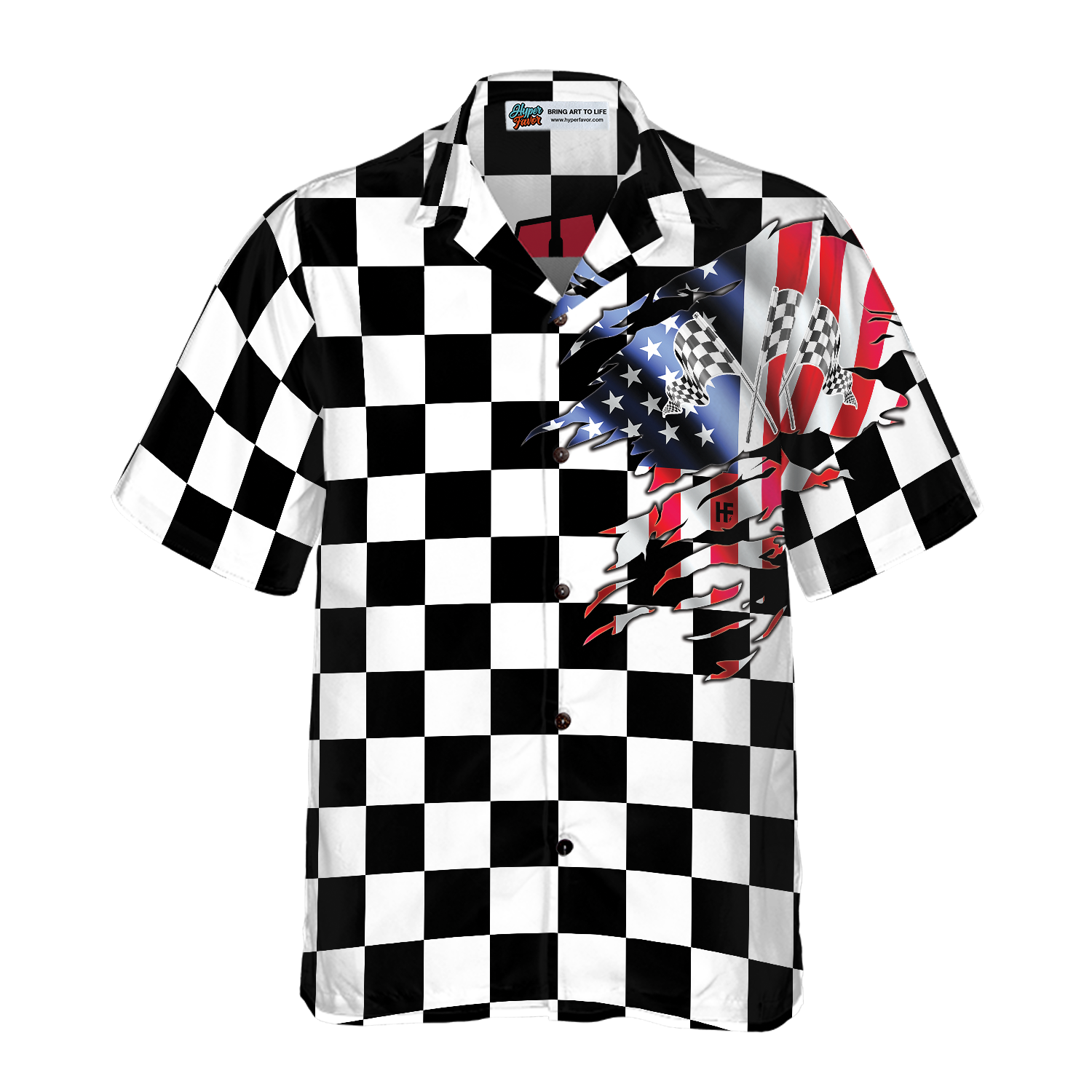 Summer Nights & Race Track Lights Hawaiian Shirt - Hyperfavor