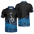 Blue Sea Octopus Golf Polo Shirt, Eye Golf Ball, Artistic Golf Shirt For Men, Gift For Golfers - Hyperfavor