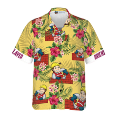 Proud Bricklayer Hawaiian Shirt - Hyperfavor