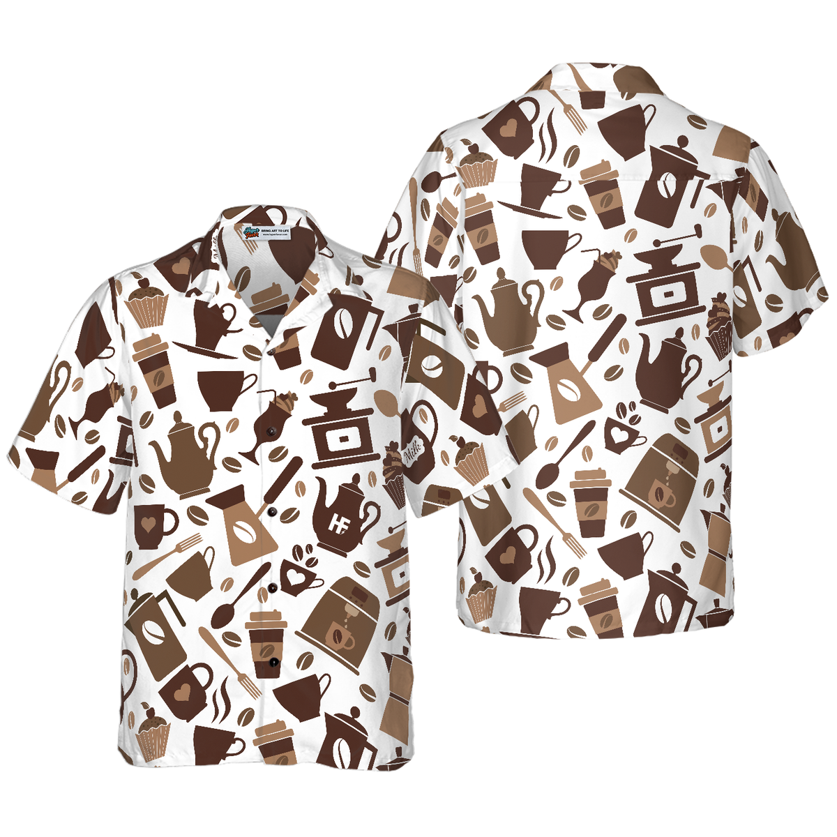 Coffee For A New Day Hawaiian Shirt - Hyperfavor