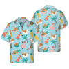 Hyperfavor Christmas Hawaiian Shirts, Santa Beach Summer Shirt Short Sleeve, Christmas Shirt Idea Gift For Men And Women - Hyperfavor