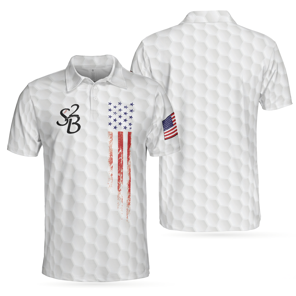 S2B Golf 4th Of July Polo Shirt - Hyperfavor