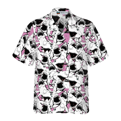 Shark Pattern 10 Hawaiian Shirt - Hyperfavor