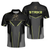 Strike Black And Golden Pattern Bowling Short Sleeve Polo Shirt, Digital Polo Shirt, Best Bowling Shirt For Men - Hyperfavor