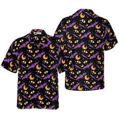 Bats Eyes At Night Hawaiian Shirt - Hyperfavor