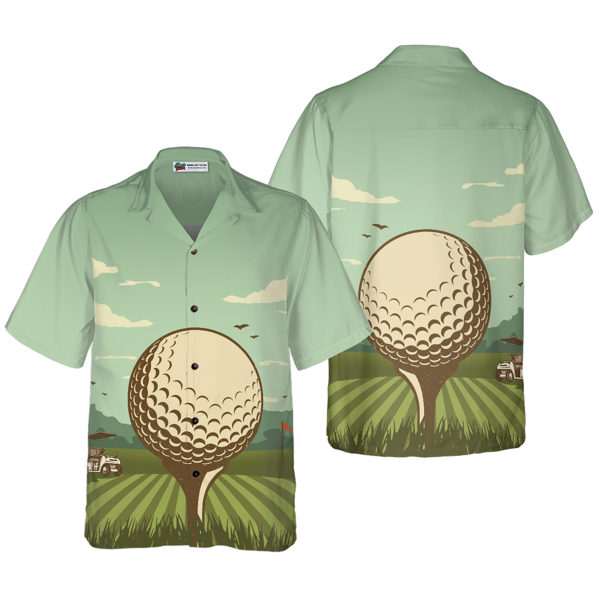 Golf In A Beautiful Day Hawaiian Shirt - Hyperfavor