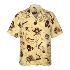 Pirate Pattern Hawaiian Shirt - Hyperfavor