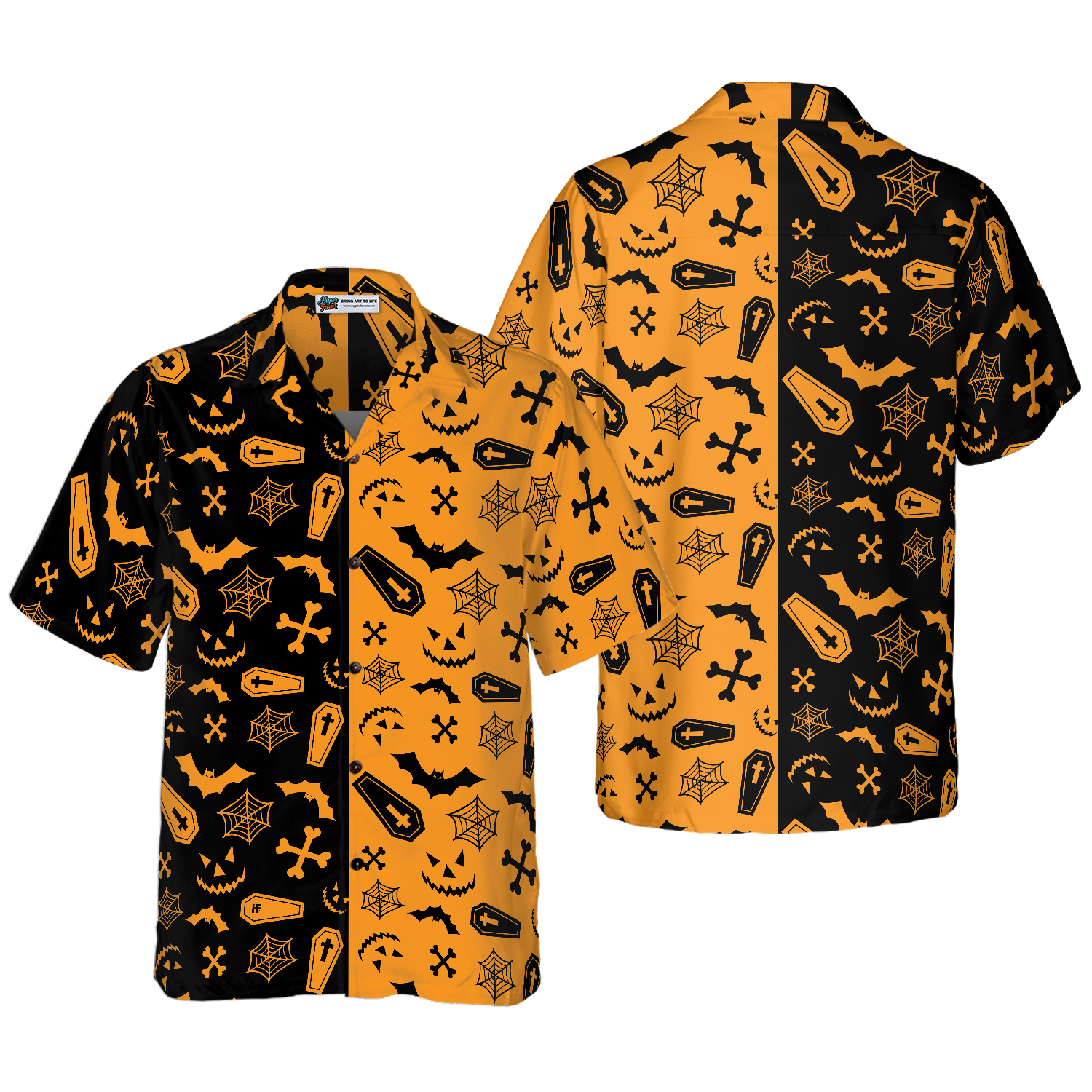 Halloween Party Hawaiian Shirt - Hyperfavor