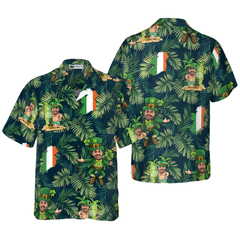 Personalized Face Leprechaun Irish Proud Custom Hawaiian Shirt - Hyperfavor